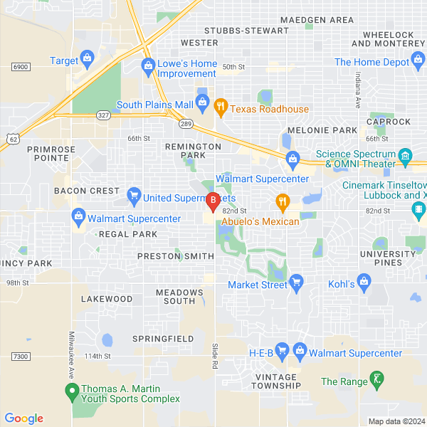 Absolute Nails & Spa LLC location map: 5217 82nd St, Lubbock, TX